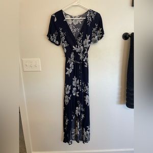 Floral high low dress